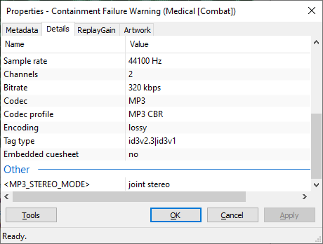 ENC_DELAY and ENC_PADDING missing from System Shock soundtrack file