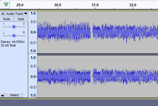 65ms gap between tracks 2 and 3